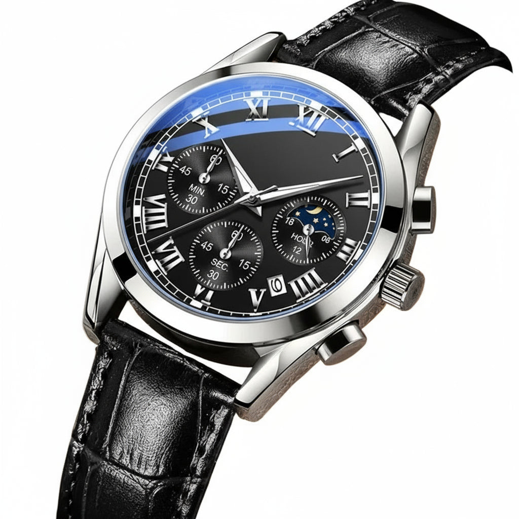 The Kensington Timepiece — Stainless Steel Luxury Watch